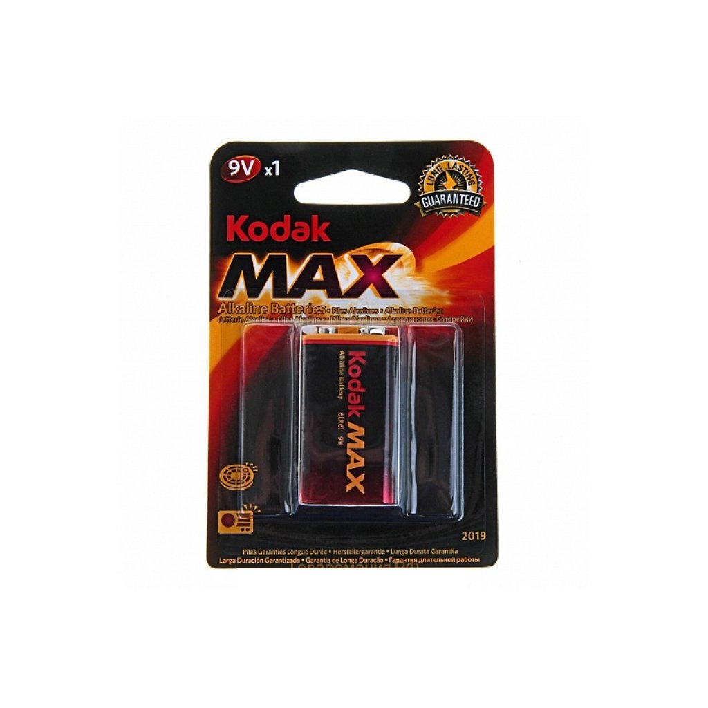 Батарея КРОНА Kodak Max alk. Kodak