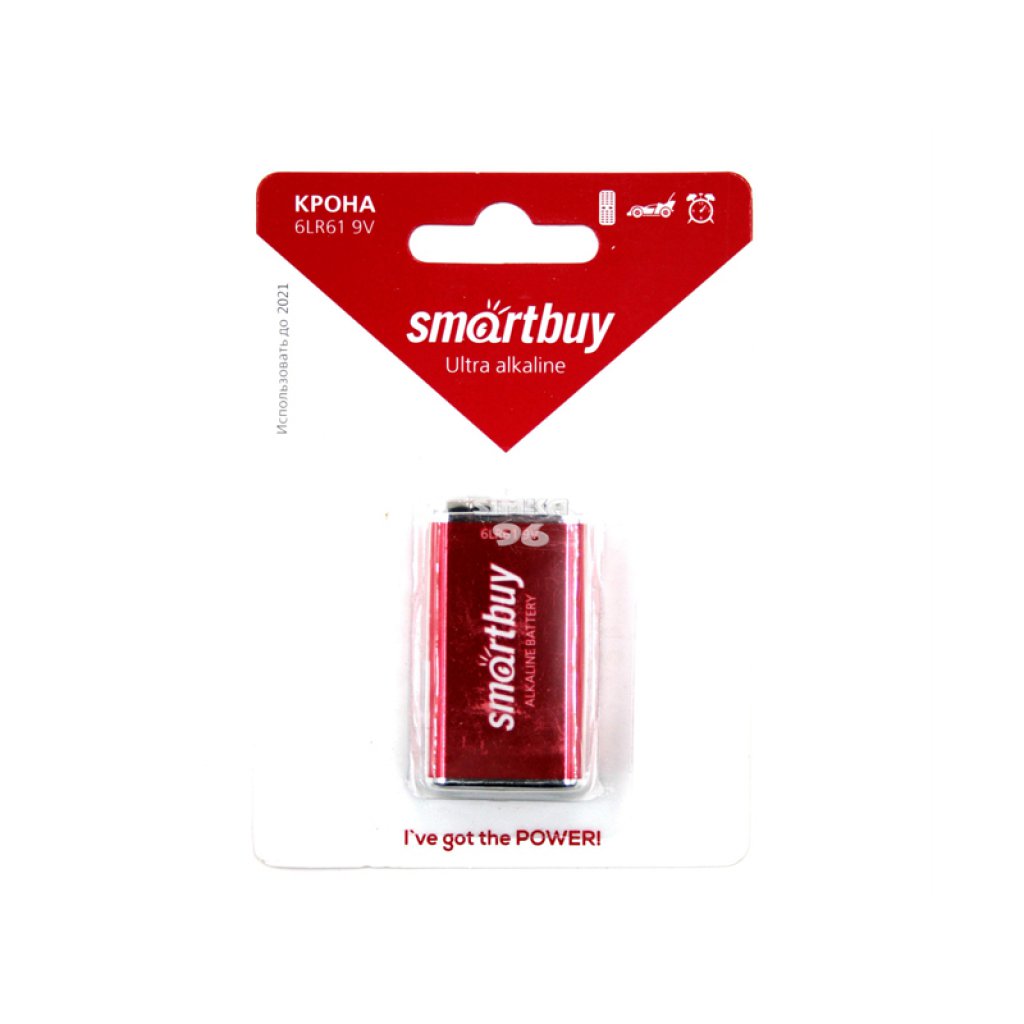 Батарея КРОНА Smartbuy alk. SmartBuy