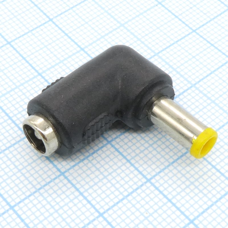 AD гн 5.5*2.1 - шт 5.0*1.0pin угловой .