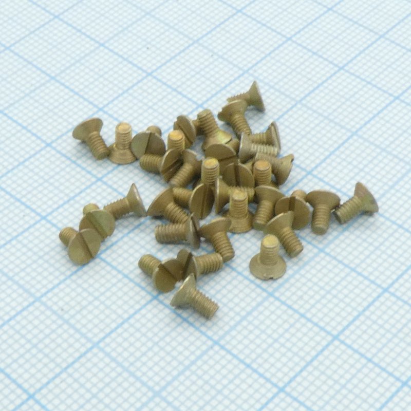 Винт М2.5х 5 (70шт.) п/т (шлиц) Россия