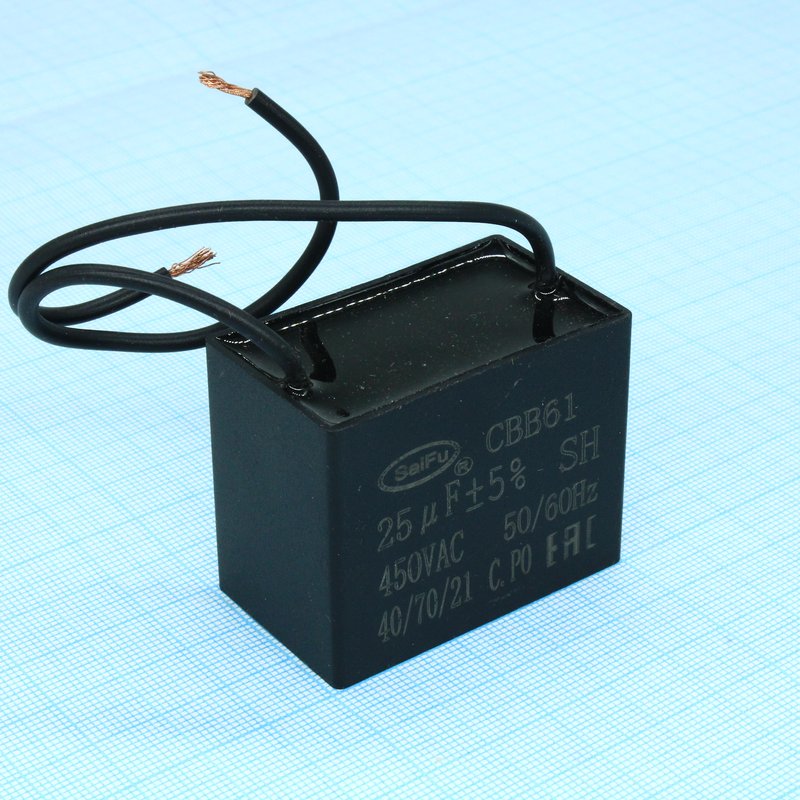 CBB61 25UF 450V Saifu