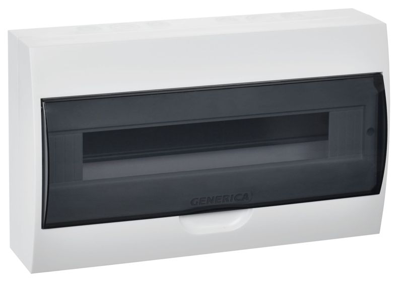 Бокс ЩРН-П-18 мод. навесной пластик IP41 GENERICA MKP12-N-18-41-G IEK