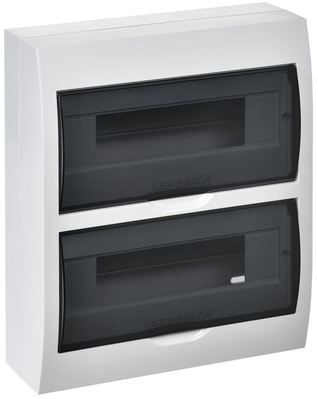 Бокс ЩРН-П-24 мод. навесной пластик IP41 GENERICA MKP12-N-24-41-G IEK