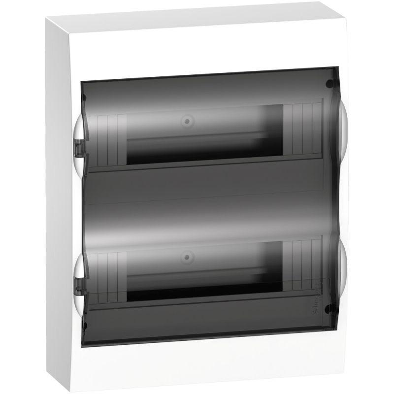 Бокс навесной ОП City9 Box 2 ряда 24мод. с прозр. дверцей SE EZ9E212S2SRU Systeme Electric