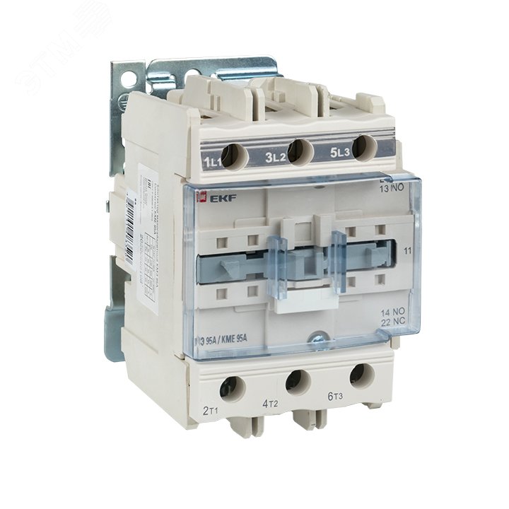 Контактор КМЭ 95А кат. 380В AC 1НО+1НЗ ctr-s-95-380 EKF