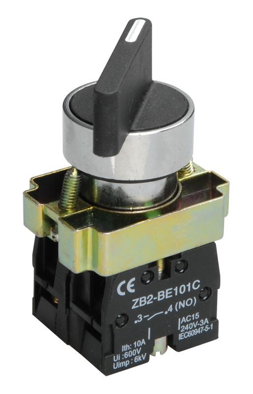 Переключатель LAY5-BJ25 на 2 полож. черн. I-O дл. ручка BSW70-BJ-2-K02 IEK