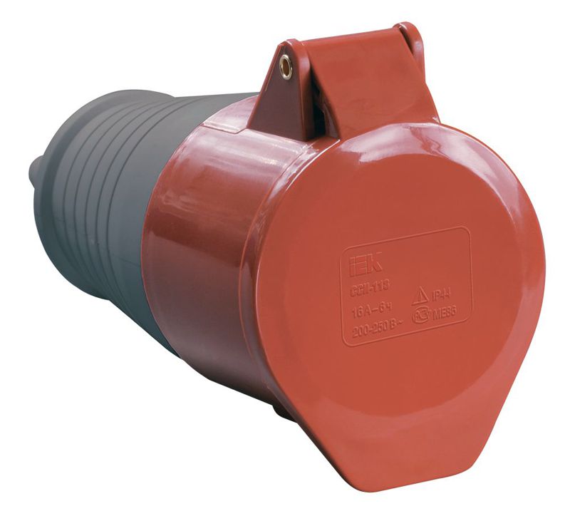 Розетка кабельная 16А 380В 3P+PE+N ССИ-215 IP44 PSR22-016-5 IEK