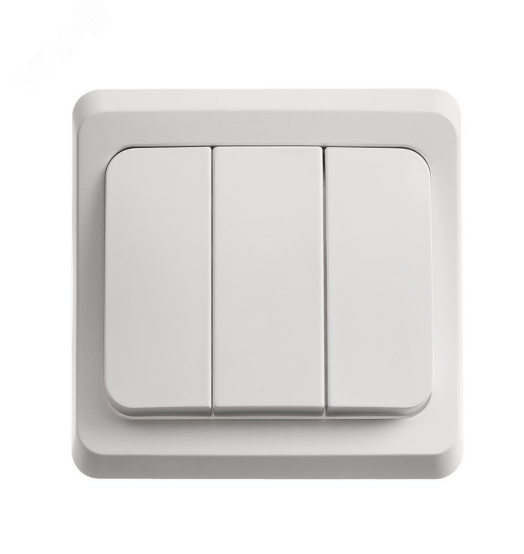Выключатель 3-кл. СП Этюд 10А IP20 бел. SE BC10-003B Systeme Electric