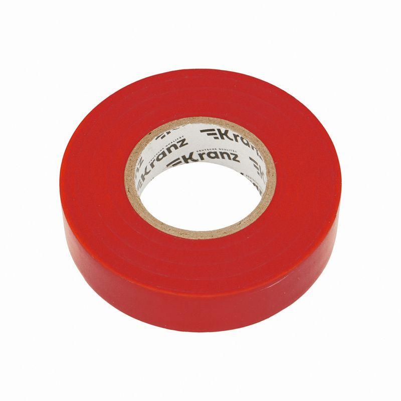 Изолента ПВХ профессиональная 0.18х19мм 20м красн. KR-09-2804 KRANZ