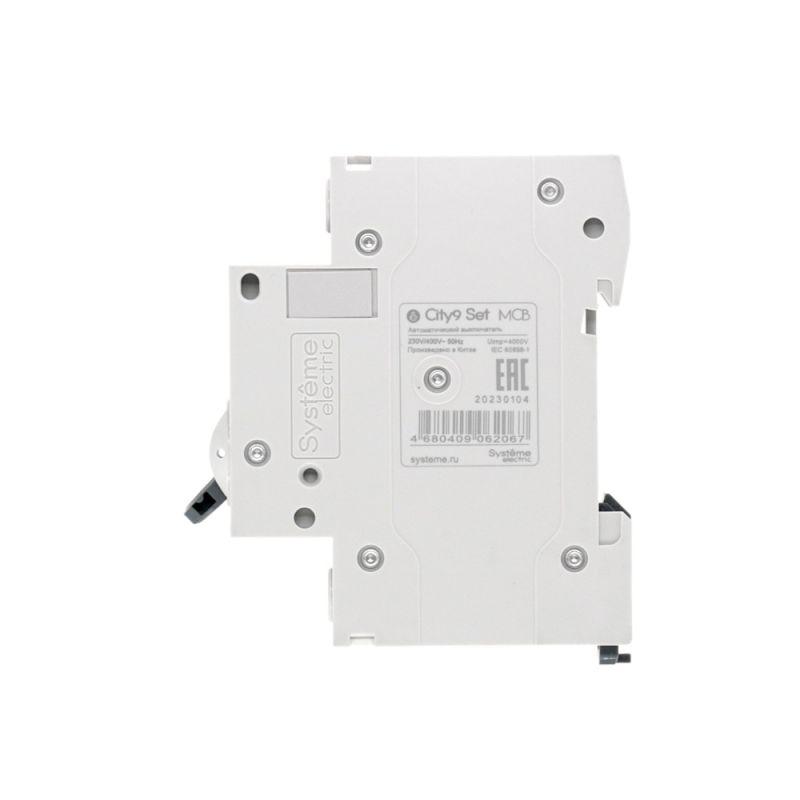 Выключатель автоматический модульный 1п C 50А 4.5кА City9 Set 230В SE C9F34150 Systeme Electric