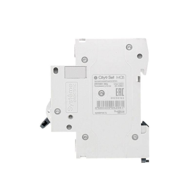 Выключатель автоматический модульный 1п C 63А 4.5кА City9 Set 230В SE C9F34163 Systeme Electric