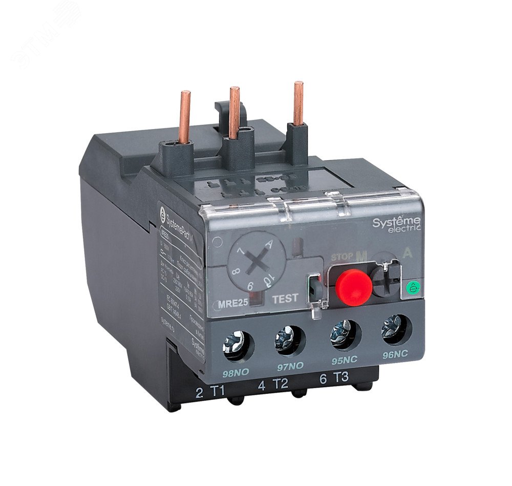 Реле перегрузки тепловое MRE F25 4.0-6А класс10 SE MRE256 Systeme Electric