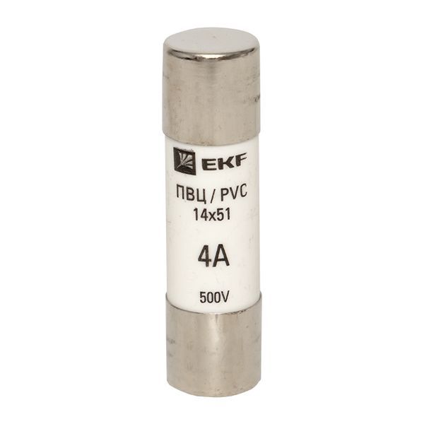 Вставка плавкая цилиндрическая ПВЦ 14х51 4А pvc-14x51-4 EKF