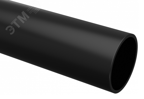 Труба гладкая ПВХ жесткая d16мм черн. (дл.3м) Plast trg-16b-3m EKF