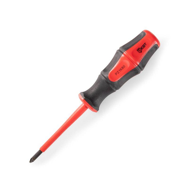Отвертка диэлектрическая PZ1x80 серия Пр КВТ