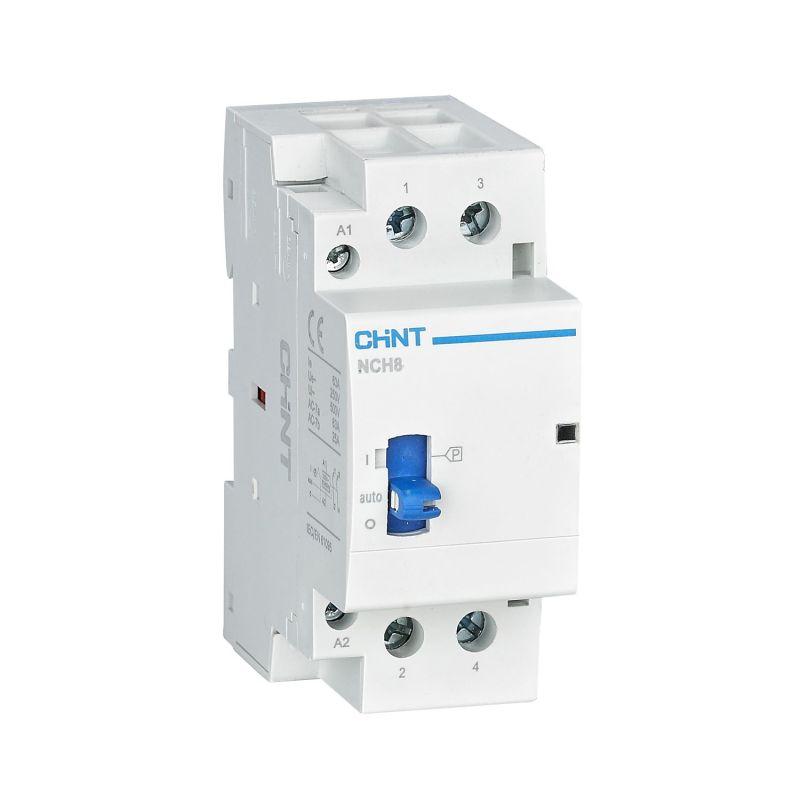 Контактор модульный NCH8-20M/20 AC 220-240В 50/60Гц ручное управление 257409 Chint