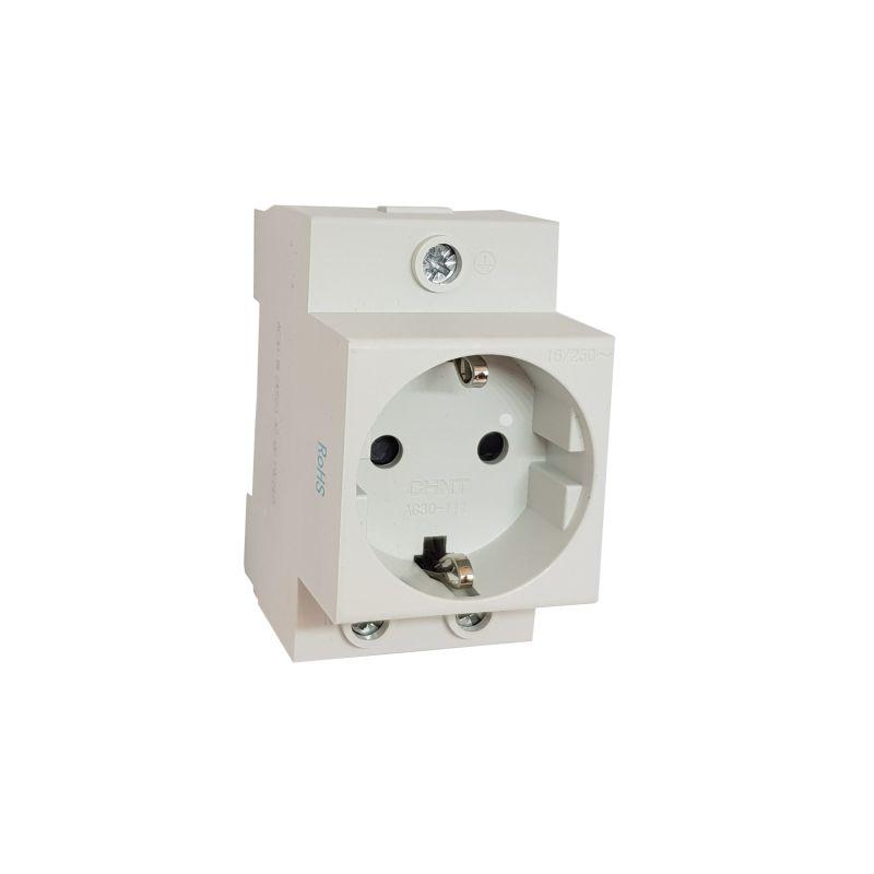 Розетка AC 30-111 с заземл. контактом на DIN-рейку CHINT 775001 Chint