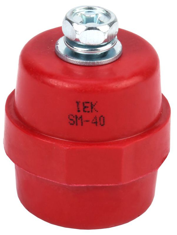 Изолятор SM40 (М8) силовой с болтом IEK YIS11-40-12-B IEK