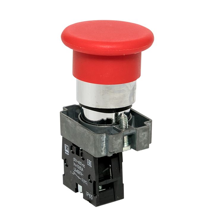Кнопка BC42 грибок красная NC IP65 PROxima xb2-bc42-65 EKF