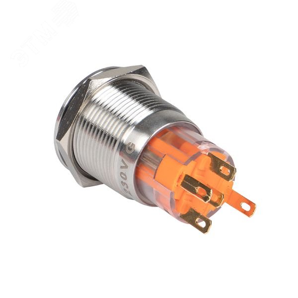 Кнопка S-Pro67 19 мм с фикс. с зеленой подсв. 230В PROxima s-pro67-221 EKF