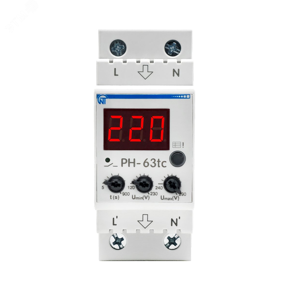 Реле напряжения РН-63tc 3425600063tc НовАтек-Электро