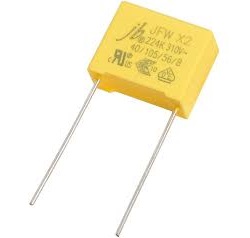 JFW0A9104K150000B JFW 0,1uF 310V 10% X2 18x12x6mm P:15mm JB Capacitors