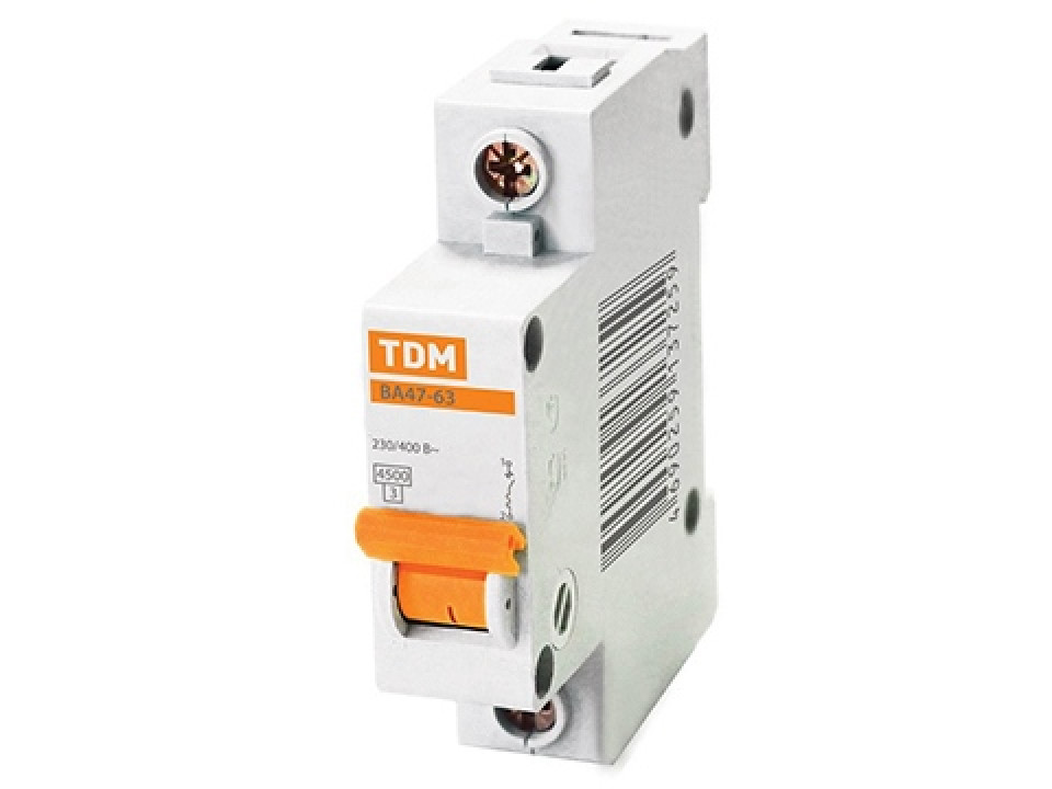 ВА47-63 1Р 25А С TDM Electric